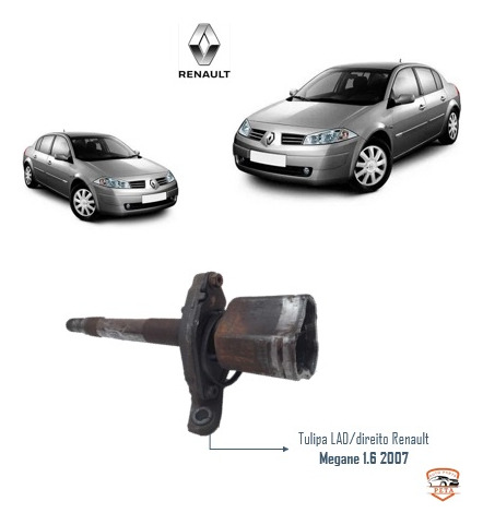 Tulipa Caixa Cambio Direito Renault Megane 1.6 16v 2007 2008