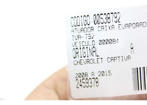 Atuador Caixa Evaporadora Captiva 08/15 Usado (792)