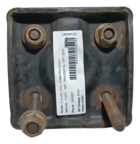 Jumelo Suporte Feixe De Mola Ford Ranger 3.0 2005 2012
