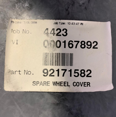 Tapete Porta Malas Gm Ômega Cd 3.6 V6 08/12 Original