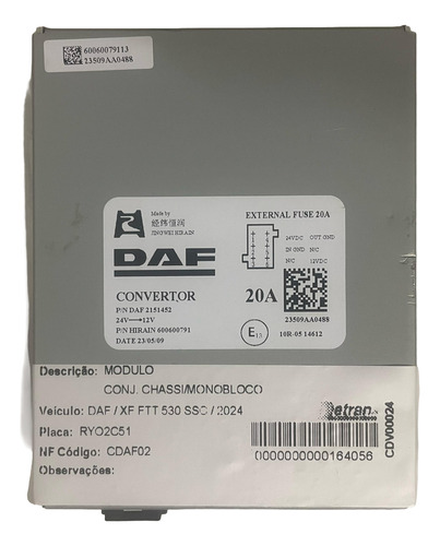 Conversor De Voltagem Xf Ftt 530 2024 - 2151452