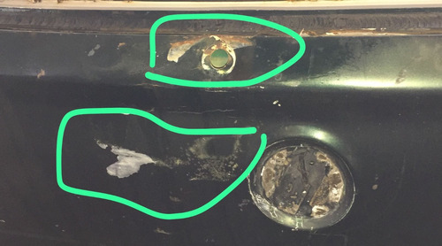 Tampa Traseira Porta-malas Sem Vidro Vw Gol Mi 97/99 Detalhe