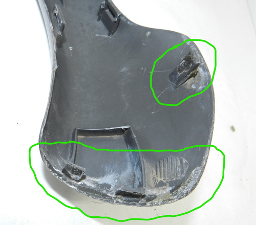 Moldura Puxador Dianteiro Ld Vw Gol Parati G2 95/01 Detalhe