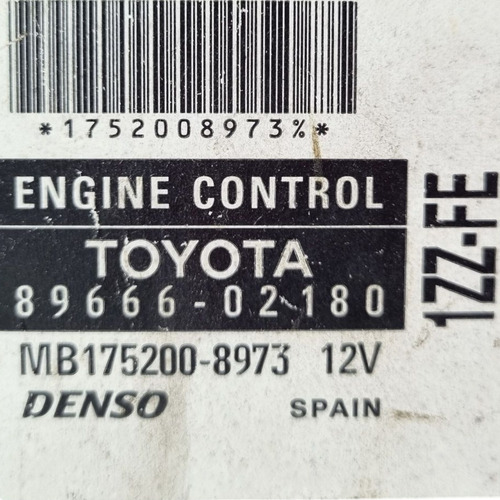 Módulo Injeção Toyota Corolla 1.8 16v 2003/2008 Gasolina Aut