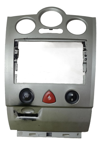 Moldura Painel Central Alerta Start Stop Megane 07 A 13