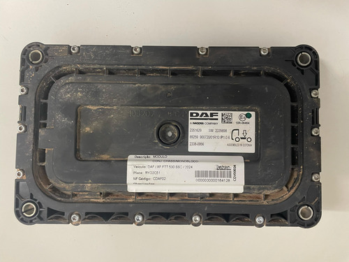 Módulo Chassis Cabine Xf Ftt 530 2024 - 2351629 - Detalhe