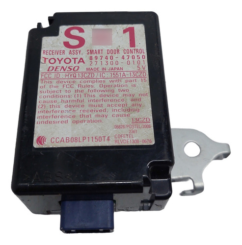 Modulo Controle Das Portas Prius 1.8 Ano 2010 A 2015