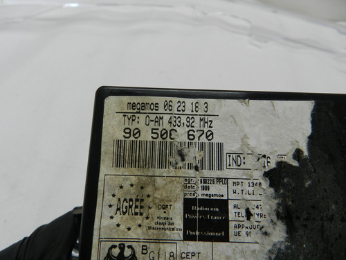 Módulo Conforto Alarme Vidro Vectra Zafira 96/05 90506670