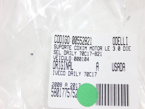 Suporte Coxim Motor Le 3.0 Diesel Daily 70c17 08/17 Us (821)