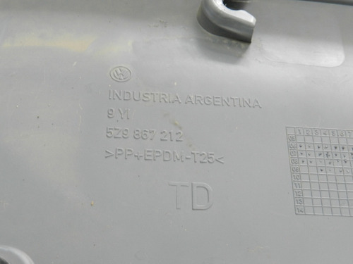 Forro Porta Traseira Esquerda Vw Spacefox 2004 A 2010