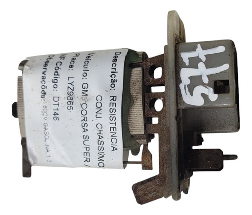 Resistência Ar Condicionado Gm Corsa/ 1997 (al) Adl Cxa 577
