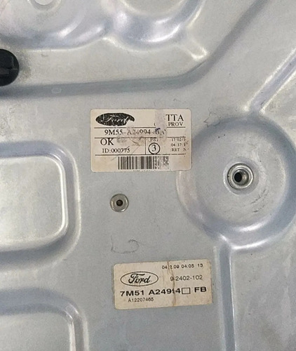 Maquina Vidro Traseira Direita Ford Focus 2009 A 2013