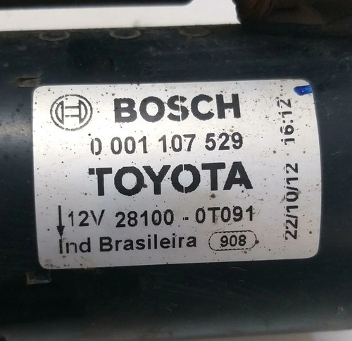 Motor Partida Toyota Corolla Xei 2.0 2009 A 2014 281000t091