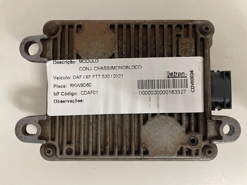 Módulo Aebs Xf Ftt 530 2021 - 2192190 4460750300