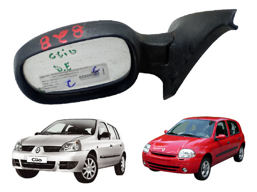 Retrovisor Clio 2000 2001 A 2012 Elétrico Esquerdo Original