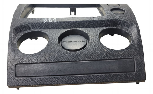 Moldura Painel Central Ford Fiesta 2012 (al) Com Detalhe