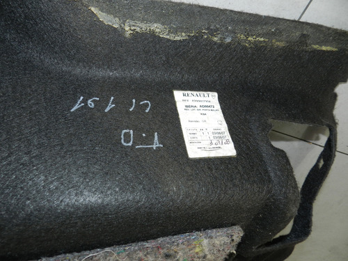 Forro Lateral Direito Porta Malas Renault Megane 07/12