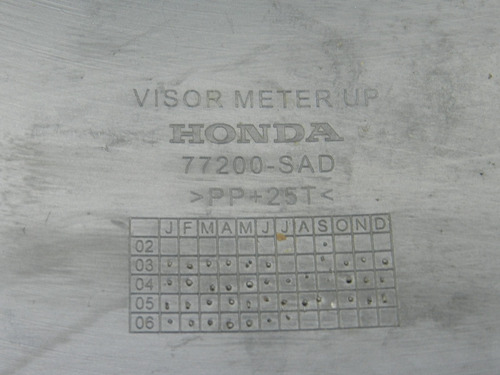 Moldura Superior Painel Instrumentos Honda Fit 2004 A 2008