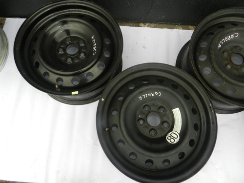 Jogo Roda Ferro Aro 16 5x100 Toyota Corolla 12/18 4261102b70