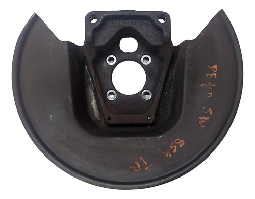 Defletor Disco Freio Traseiro Peugeot 206 207 Original