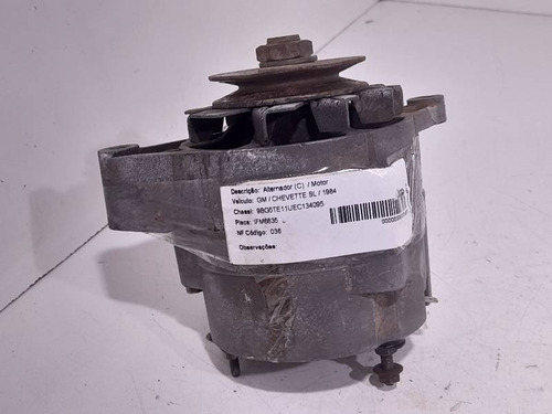 Alternador | Motor Gm Chevette Sl 1984