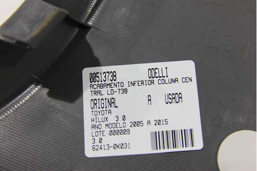 Acabamento Inferior Col Central Ld Hilux 3.0 05/15 Us (738)