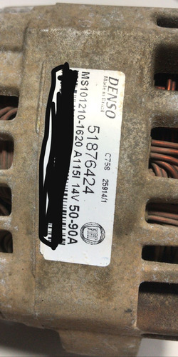 Alternador Uno Palio Fiorino 1.0 1.4 Fire Sar 99/06 51876424