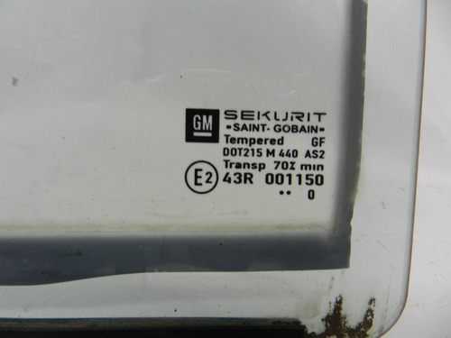 Vidro Fixo Traseiro Esquerdo Sem Borracha Gm Zafira 04/12