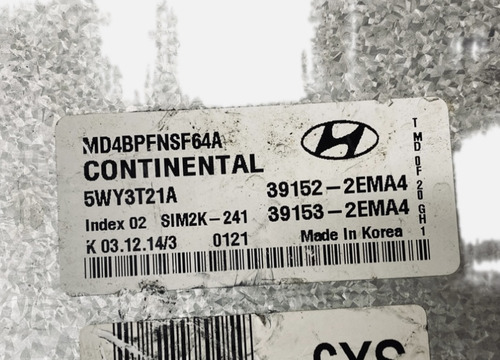 Módulo Injeção Kia Sonata 5wy3t21a