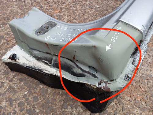 Recorte Retalho Caixa De Ar Esquerdo Honda Civic 2007 A 2011