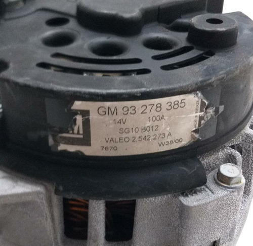 Alternador Gm Blazer S10 2.2 2000 93278385