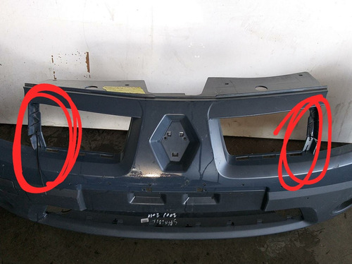 Para-choque Dianteiro Sandero 2007 A 2011 Com Detalhe