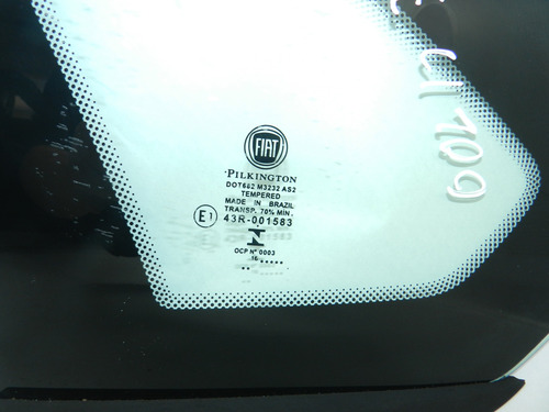 Vidro Fixo Traseiro Esquerdo Fiat Grand Siena 12 A 21