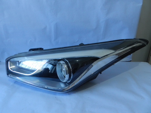 Farol Esquerdo Máscara Negra Led Hyundai Hb20 16/19 Detalhe