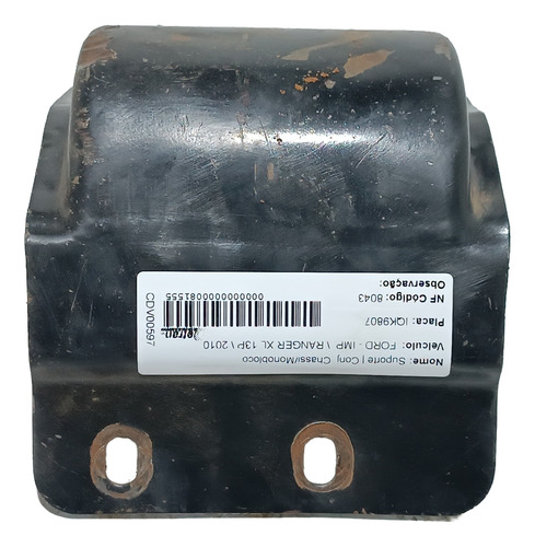 Suporte Travessa Direito Chassis Ford Ranger 3.0 2005 2012