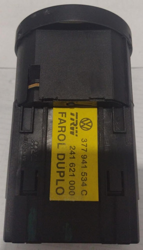Botão Chave De Farol Vw Gol G3/g4 Parati Savero 3779415534c