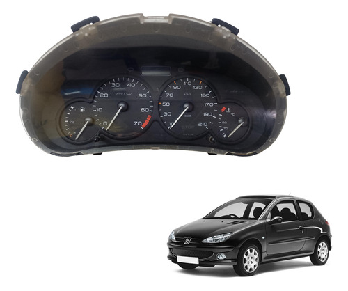Painel Instrumentos Peugeot 206 1.0 16v Gasolina 2001 A 2004
