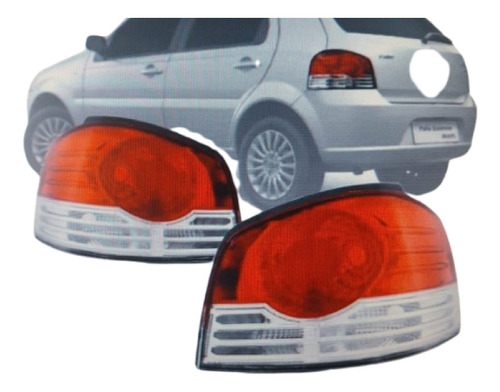 Lanterna Traseira Ld Bicolor Crist Palio G4 2010/2011