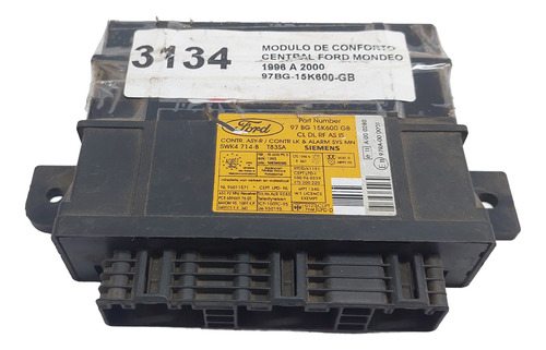 Módulo Conforto Ford Mondeo Ano 1996 A 2000