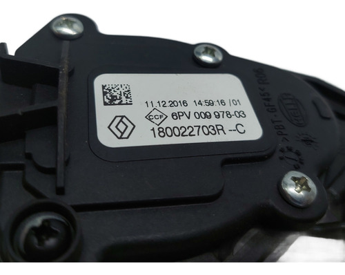 Pedal Acelerador Eletrônico Sandero 1.0 3 Cilindros 17 A 22