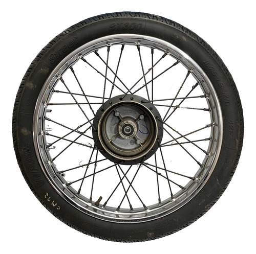 Roda Dianteira Yamaha Ybr 125 Factor C/pneu Lona Tambor