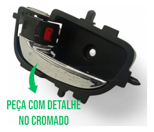 Maçaneta Interna Traseira Esquerda Lifan 530