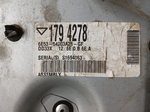 Maquina Vidro Porta Dianteira Direita Ford Fusion 2006 A 09