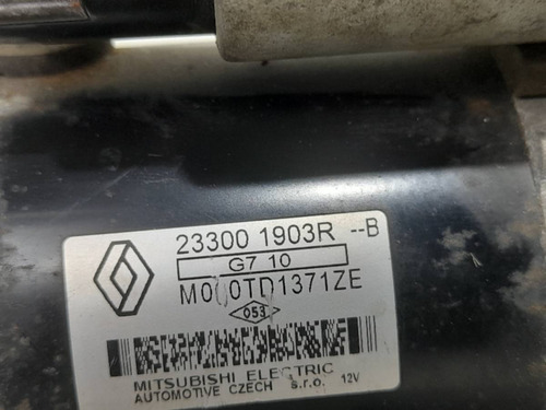 Motor Arranque Logan Sandero 1.6 16v 2018 2019