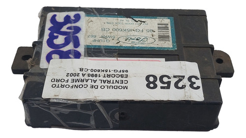 Módulo Conforto Alarme Escort Ano 1996 A 2002 95fg15k600cb