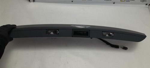 Moldura Aplique Placa Tampa Traseira New Fiesta Hatch 11/19
