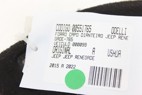Forro Capô Dianteiro Jeep Renegade 15/22 Usado (765)