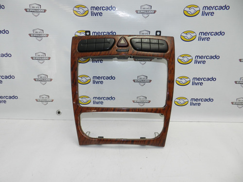 Moldura Painel Central + Botões C180k W230 C240 2000 A 2006