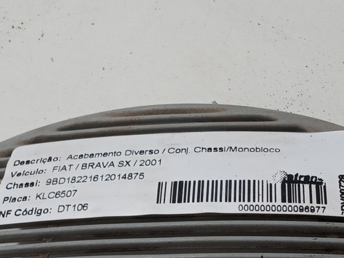 Tela Auto Falante Bagagito Fiat Brava Marea 98/06 Original