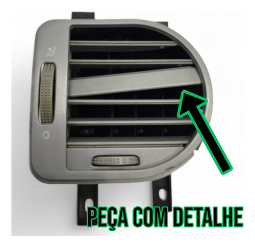 Difusor Saída De Ar Lado Direito Chery Face 2010 A 2013